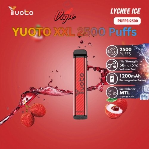 Yyoto XXL 2500 Puffs Lychee Ice