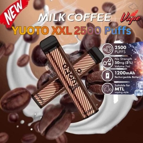 Yyoto XXL 2500 Puffs Milk Coffee