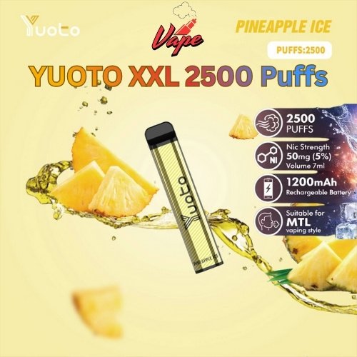 Yyoto XXL 2500 Puffs Pineapple Ice