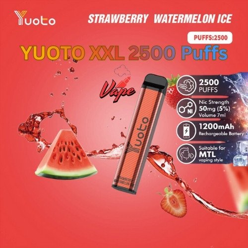 Yyoto XXL 2500 Puffs Strawberry Watermelon Ice