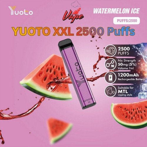 Yyoto XXL 2500 Puffs Watermelon Ice