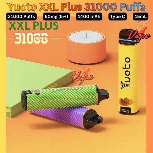 Yuoto XXL Plus 31000 Puffs 50MG All Flavors