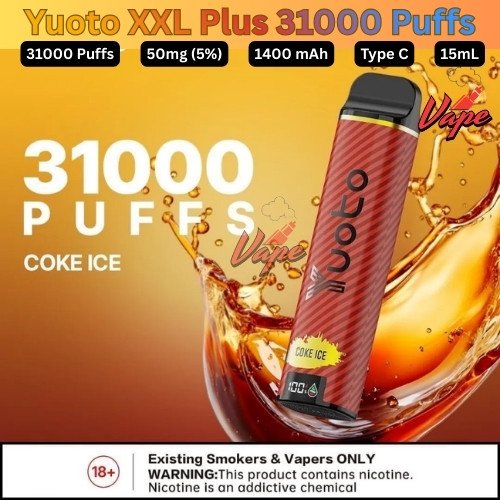 Yuoto XXL Plus 31000 Puffs 50MG Coke Ice