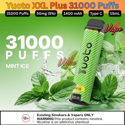 Yuoto XXL Plus 31000 Puffs 50MG Mint Ice