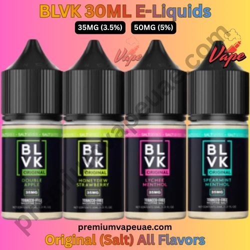 BLVK Original (Salt) 30ML E-Liquids All Flavors 35MG And 50MG
