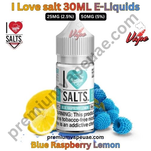 I Love salt 30ML E-Liquids Blue Raspberry Lemon 25MG And 50MG