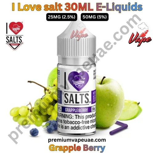 I Love salt 30ML E-Liquids Grapple Berry 25MG And 50MG