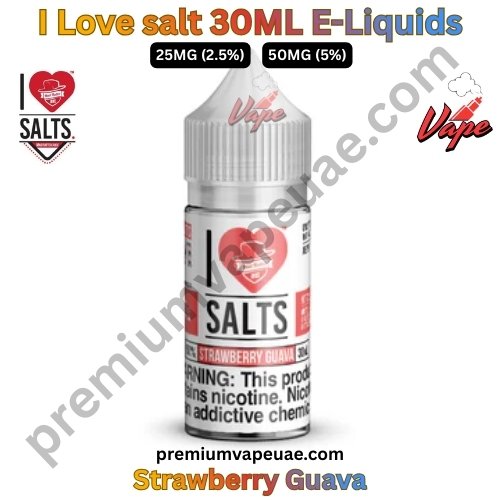 I Love salt 30ML E-Liquids Strawberry Guava 25MG And 50MG