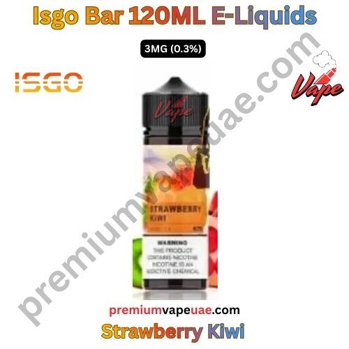 Isgo Bar 120ML E-Liquids Strawberry Kiwi 3MG
