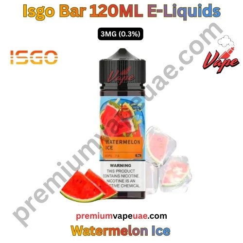 Isgo Bar 120ML E-Liquids Watermelon Ice 3MG