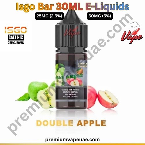 Isgo Bar 30ML E-Liquids Double Apple 25MG And 50MG