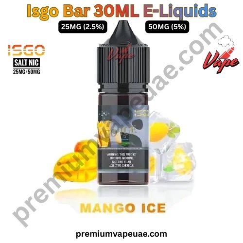 Isgo Bar 30ML E-Liquids Mango Ice 25MG And 50MG