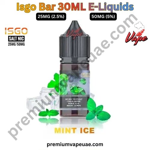 Isgo Bar 30ML E-Liquids Mint Ice 25MG And 50MG
