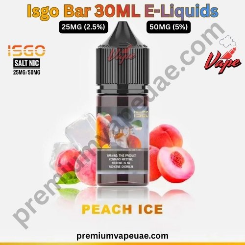 Isgo Bar 30ML E-Liquids Peach Ice 25MG And 50MG
