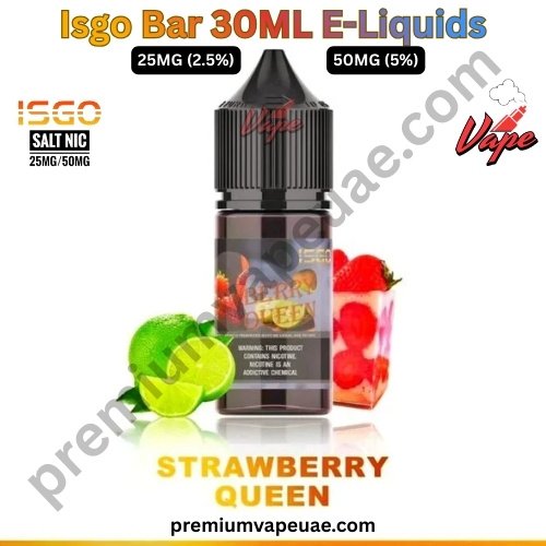 Isgo Bar 30ML E-Liquids Strawberry Queen 25MG And 50MG