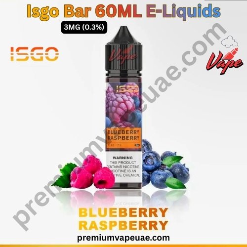 Isgo Bar 60ML E-Liquids Blueberry Raspberry 3MG