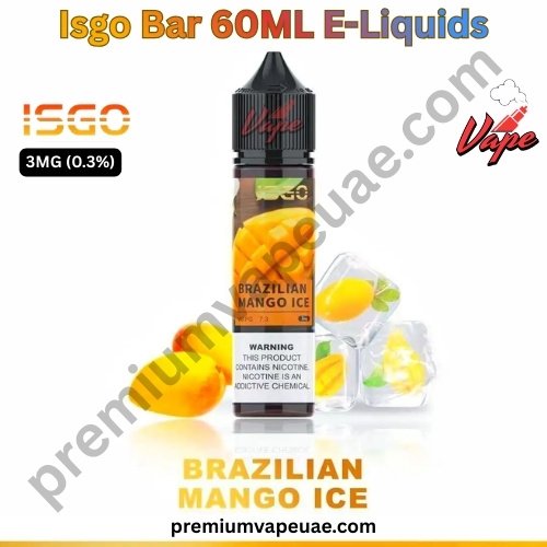 Isgo Bar 60ML E-Liquids Brazilian Mango Ice 3MG