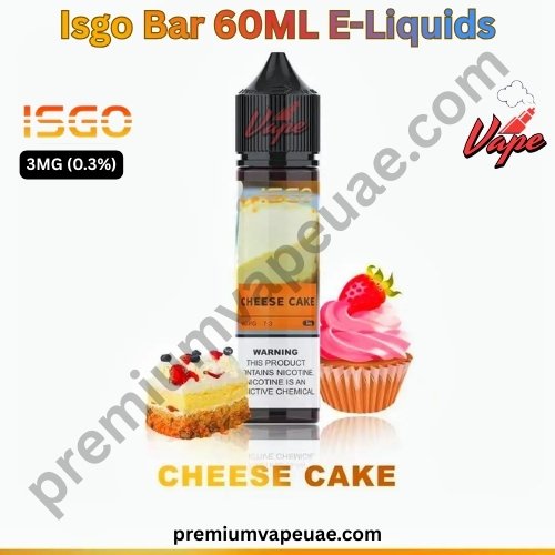 Isgo Bar 60ML E-Liquids Cheese Cake 3MG