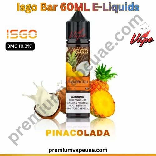 Isgo Bar 60ML E-Liquids Pina Colada 3MG