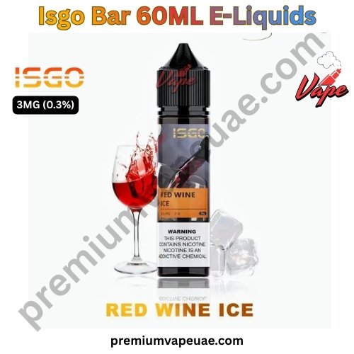 Isgo Bar 60ML E-Liquids Red Wine Ice 3MG