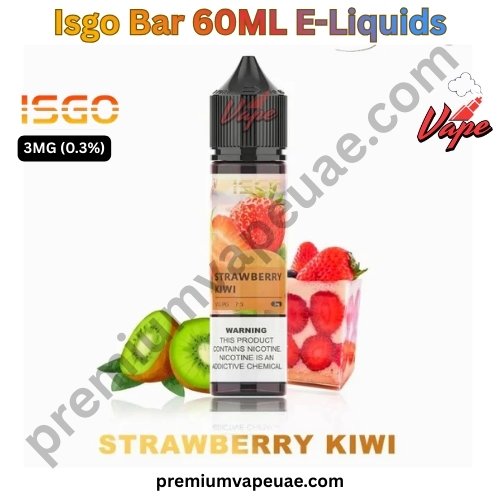 Isgo Bar 60ML E-Liquids Strawberry Kiwi 3MG