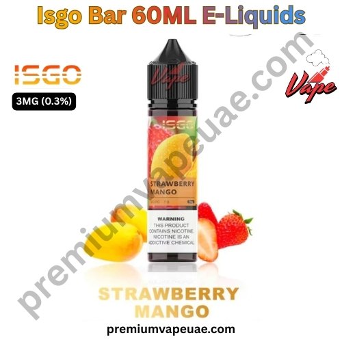 Isgo Bar 60ML E-Liquids Strawberry Mango 3MG