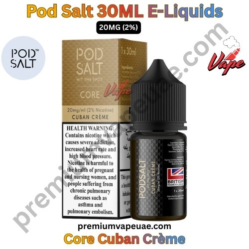 Pod Salt Core 30ML E-Liquids Cuban Crème 20MG