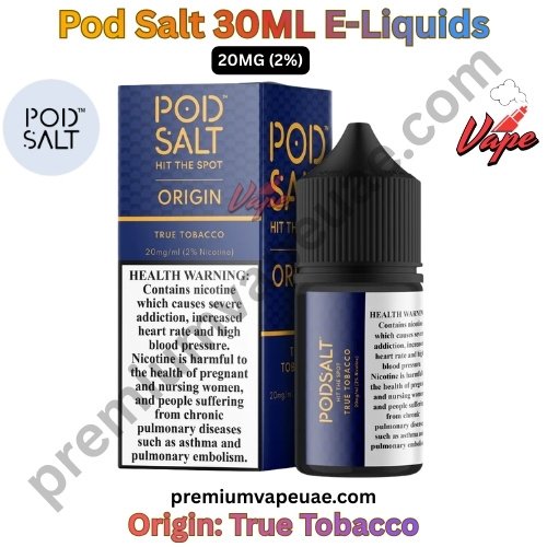 Pod Salt Origin 30ML E-Liquids True Tobacco 20MG