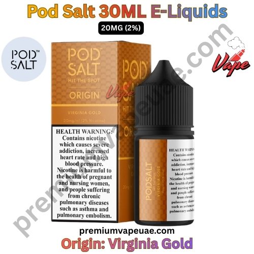 Pod Salt Origin 30ML E-Liquids Virginia Gold 20MG