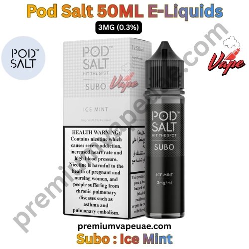 Pod Salt Subo 50ML E-Liquids Ice Mint 3MG