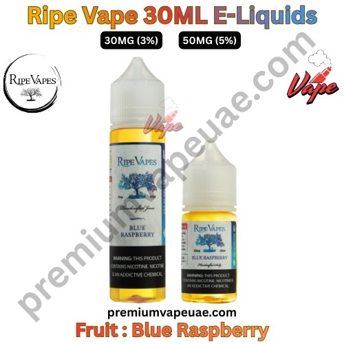 Ripe Vape Fruit 30ML E-Liquids Blue Raspberry 30MG And 50MG