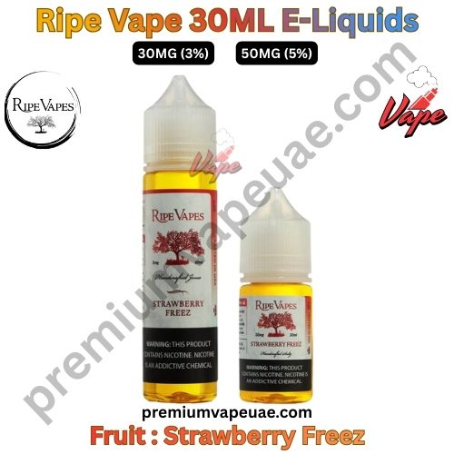 Ripe Vape Fruit 30ML E-Liquids Strawberry Freez 30MG And 50MG