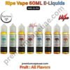 Ripe Vape Fruit 60ML E-Liquids All Flavors 3MG