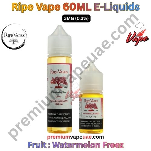 Ripe Vape Fruit 60ML E-Liquids Watermelon Freez 3MG
