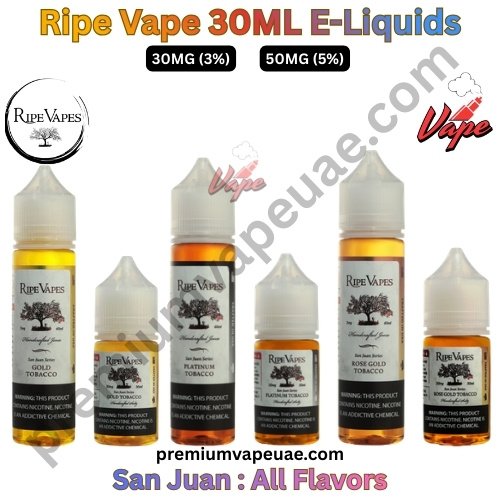 Ripe Vape San Juan 30ML E-Liquids All Flavors 30MG And 50MG