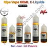 Ripe Vape San Juan 60ML E-Liquids All Flavors 3MG