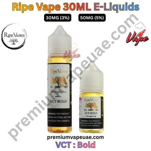 Ripe Vape VCT 30ML E-Liquids Bold 30MG And 50MG