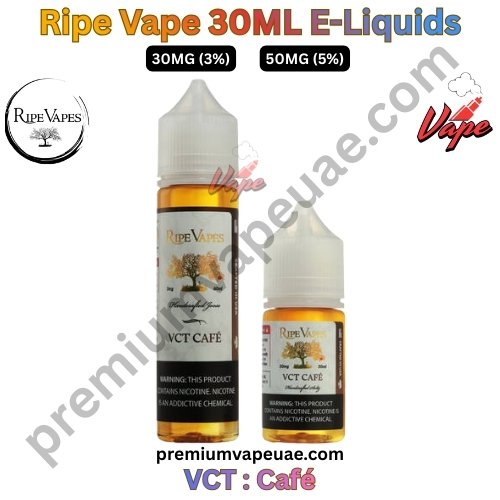 Ripe Vape VCT 30ML E-Liquids Café 30MG And 50MG