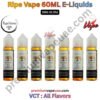 Ripe Vape VCT 60ML E-Liquids All Flavors 3MG