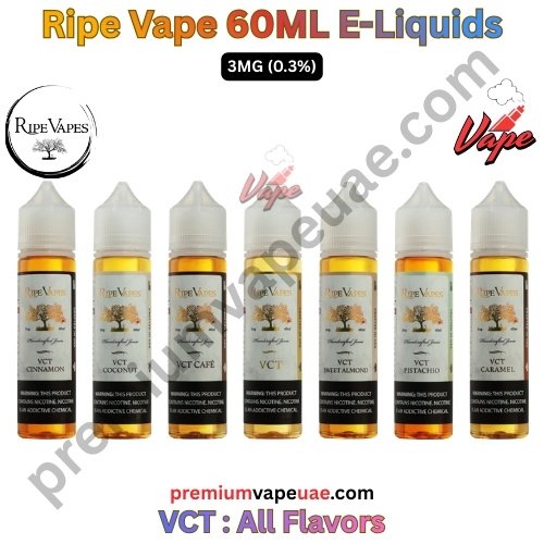Ripe Vape VCT 60ML E-Liquids All Flavors 3MG