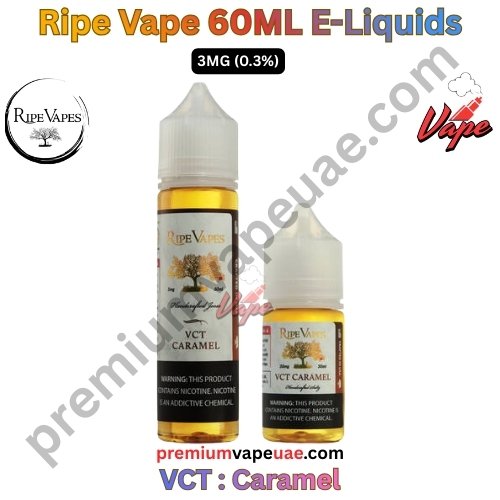 Ripe Vape VCT 60ML E-Liquids Caramel 3MG