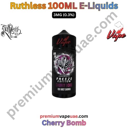 Ruthless 100ML E-Liquids Cherry Bomb 3MG