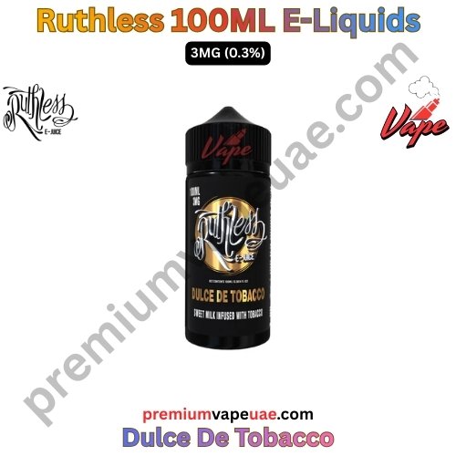 Ruthless 100ML E-Liquids Dulce De Tobacco 3MG