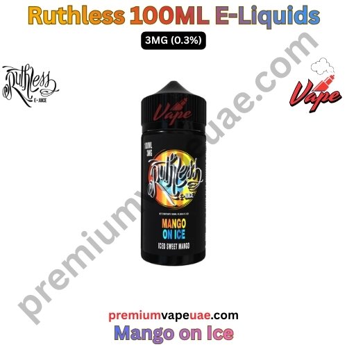 Ruthless 100ML E-Liquids Mango on Ice 3MG