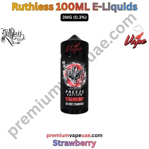 Ruthless 100ML E-Liquids Strawberry 3MG