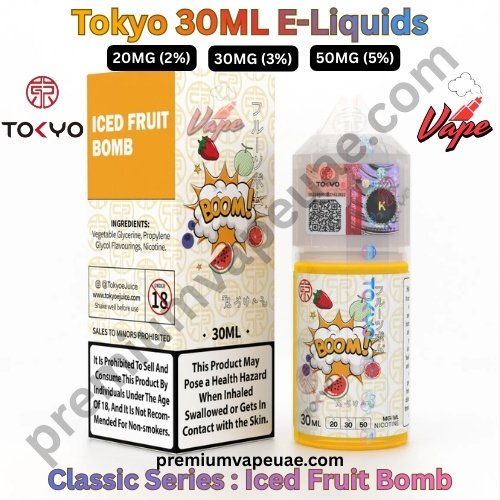 Tokyo Classic Series 30ML E-Liquids Iced Fruit Bomb 20MG 30MG And 50MG