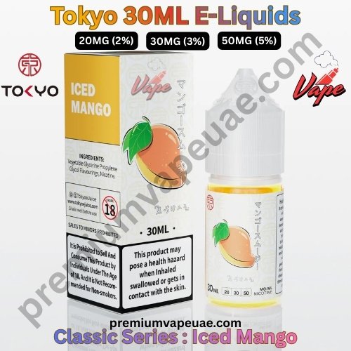 Tokyo Classic Series 30ML E-Liquids Iced Mango 20MG 30MG And 50MG