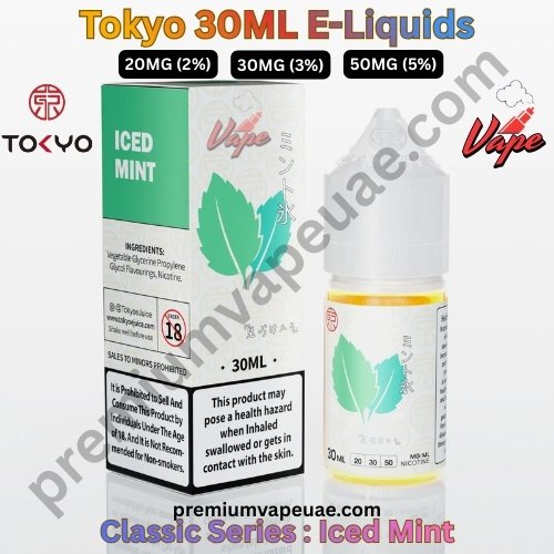 Tokyo Classic Series 30ML E-Liquids Iced Mint 20MG 30MG And 50MG