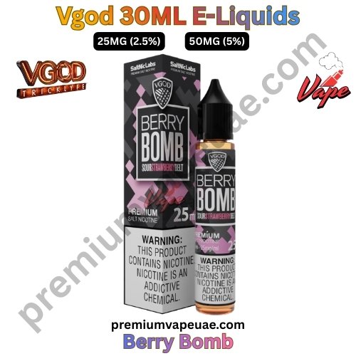 Vgod 30ML E-Liquids Berry Bomb 25MG and 50MG