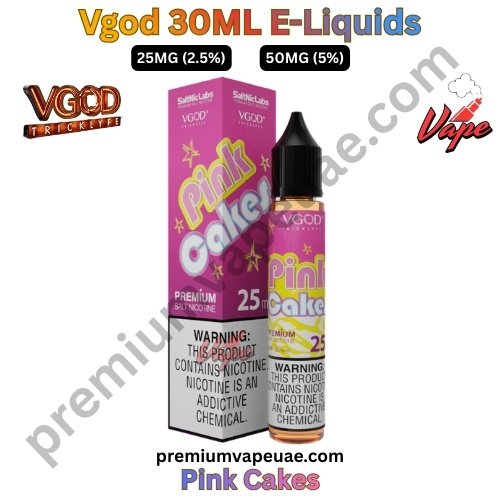 Vgod 30ML E-Liquids Pink Cakes 25MG and 50MG